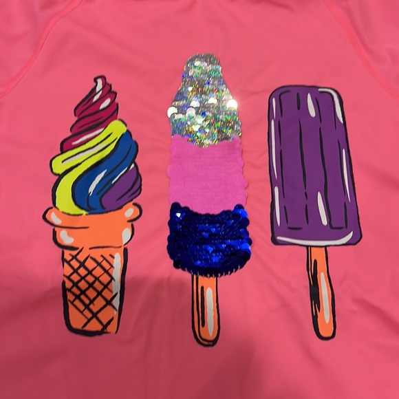 Lands end 3 pc swimsuit SZ 14 - Picture 2 of 3